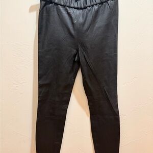 Black Leather Leggings